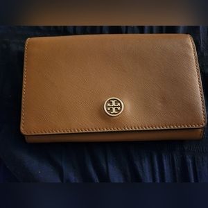 Tory burch Robinson flap wallet